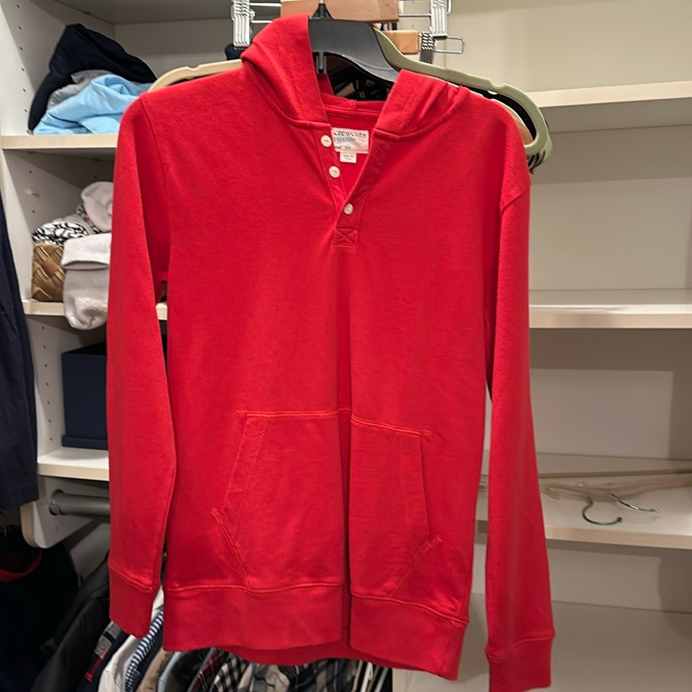 J.Crew crew cuts size 14 long sleeve red sweatshirt